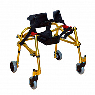 Ходунки-опоры Мега-Оптим на 4-х колесах для детей больных ДЦП HMP-KA 1200.