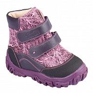 Ботинки ортопедические Твики с мехом для девочек TW-520 розовый/фиолетовый.